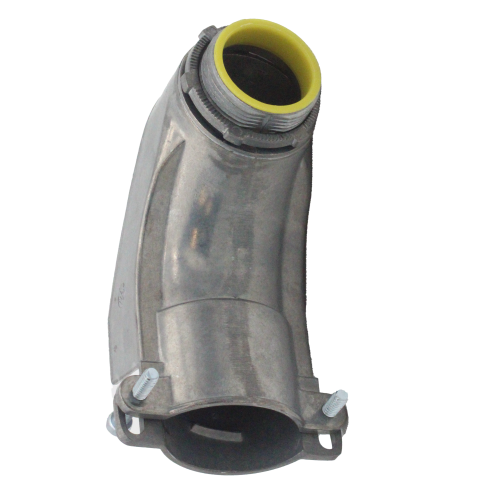 2" FLEX FLEX 2" 90 DEGREE CONNECTOR (INSULATED THROAT) - ZINC