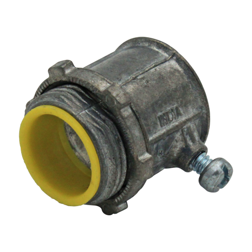 3/4" EMT EMT 3/4" SET-SCREW CONNECTOR (INSULATED THROAT) - ZINC