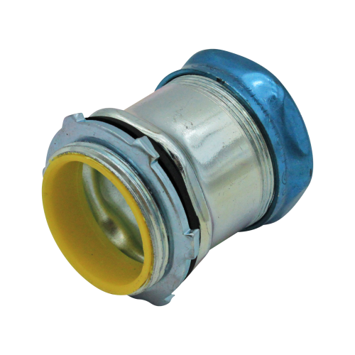 1 1/4" EMT EMT 1 1/4" RAINTIGHT COMPRESSION CONNECTOR (INSULATED THROAT) - STEEL