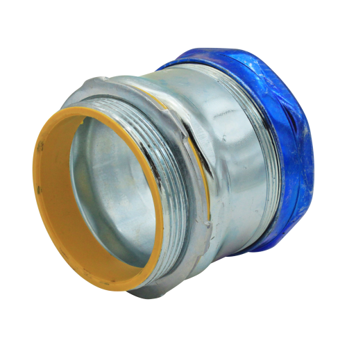 2 1/2" EMT EMT 2 1/2" RAINTIGHT COMPRESSION CONNECTOR (INSULATED THROAT) - STEEL