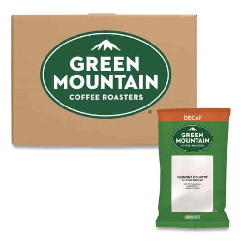 Green Mountain Vermont Country Blend Decaf - Frac Pack - 2.2 oz/Pack - 50/Carton