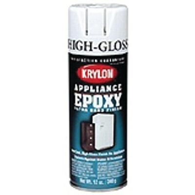 Appliance Epoxy Spray Paints, 12.5 oz Aerosol Can, White