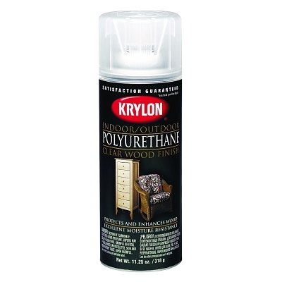 Clear Polyurethane Coatings, 11 oz Aerosol Can, Gloss