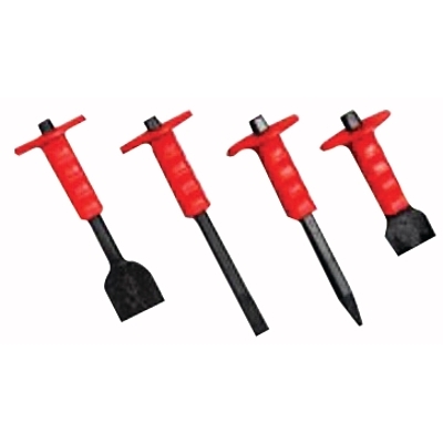 Floor Chisels with Guard, 11 in Long, 3 in Cut