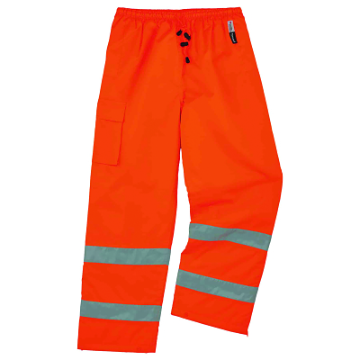 GloWear® 8925 Class E Hi-Vis Thermal Pants, Small, Orange