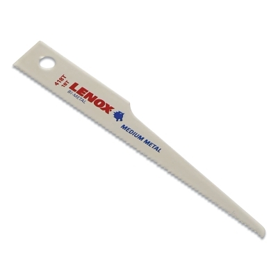 Wood Bi-Metal Reciprocating Saw Blade, 4 in L, Bi-Metal