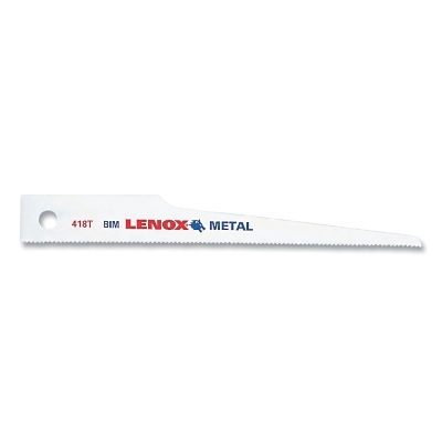 Wood Bi-Metal Reciprocating Saw Blade, 4 in L, Bi-Metal