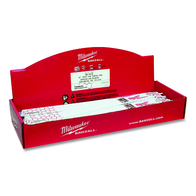THE TORCH™ Bi-Metal SAWZALL® Blade, 12 in L, 18 TPI, Rigid Conduit/Strut, 100 EA/BOX