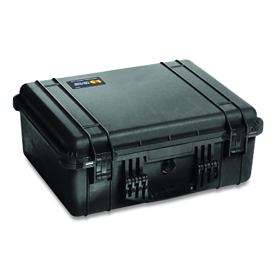 1550 Medium Protector Case, with Logo, 20.66 in L x 17.2 in W x 8.40 in D, Black, no Foam
