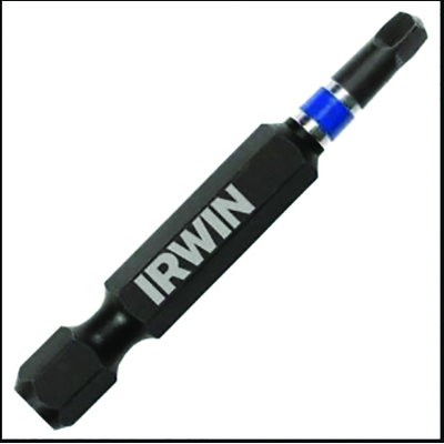 Square Recess Impact Power Bit, 1/4 in Hex Shank, 2 in Overall Length, #1, 10 EA/BX
