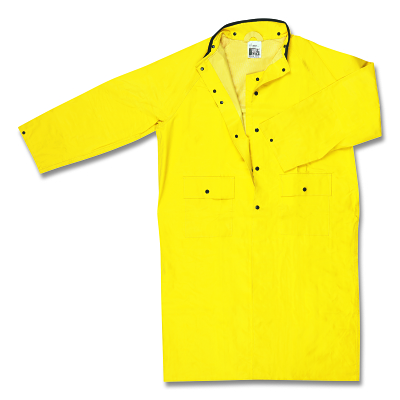 800CN Concord Long Raincoat, 0.35 mm, Neoprene/Nylon, Yellow, 4X-Large