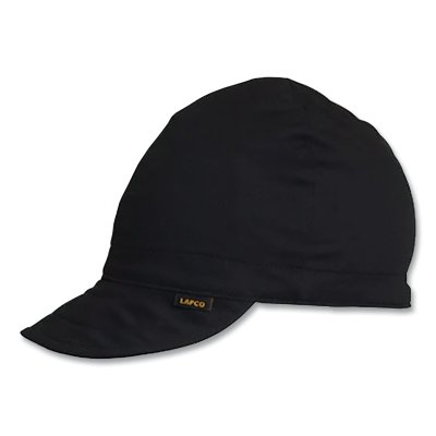High Crown Welding Cap, Size 6-3/4, Black, 4-Panel