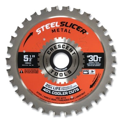 SteelSlicer™ Metal Circular Saw Blade, 3/4 in dia Arbor, 30 Teeth, 5-1/2 in dia Blade, 5 EA/PK
