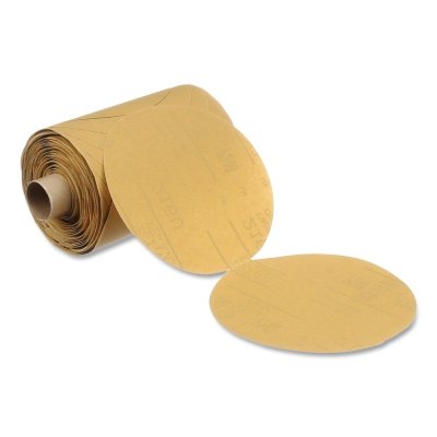 Stikit™ Gold Paper Disc Roll 216U, Aluminum Oxide, 5 in dia x NH, P150 Grit