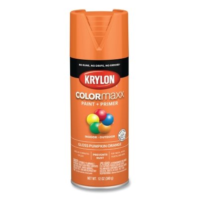 COLORmaxx™ Paint + Primer Spray Paint, 12 oz, Pumpkin Orange, Gloss