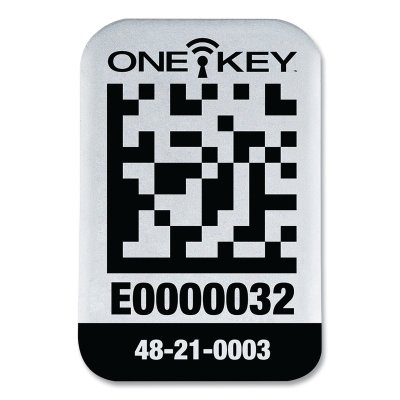 ONE-KEY™ Asset ID Tag, Small, Metal Surface