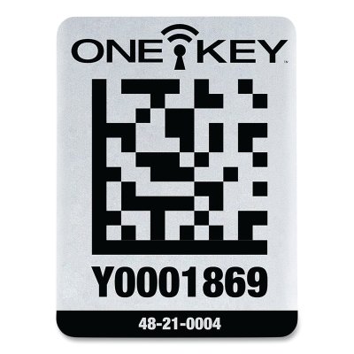 ONE-KEY™ Asset ID Tag, Large, Metal Surface