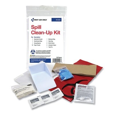 Bodily Fluid Spill Kits, 1 Person, Single Use