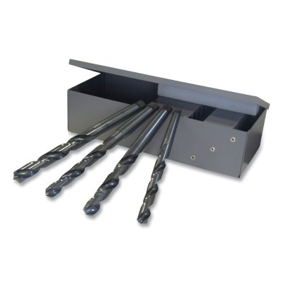 110 Steam Oxide General Purpose Taper Shank Drill Set, 16-Pc, 49/64 in-1 in Drill Sizes