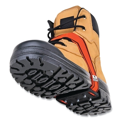 Mid-Sole Ice Cleat, One Size, Polymer Blend, Hi-Vis Orange, Original Profile