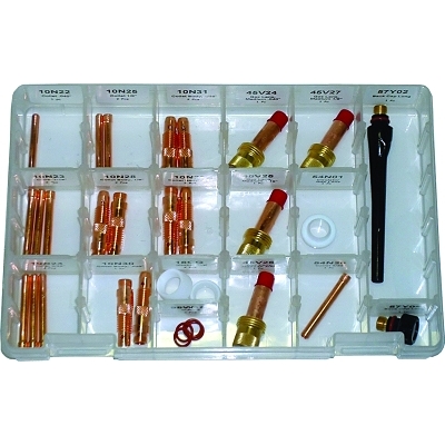TIG Master Accessory Kit, MAK-2S, Used on 17, 18, 26 Series Torches