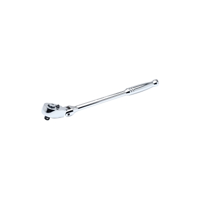 3/8 in Flex Head Ratchet Handles, Round, 11.339 in, Nickel Chrome-Plated