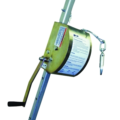 ManHandler™ Hoist, 100 ft, Mounting Bracket, Pulley, Carabiner