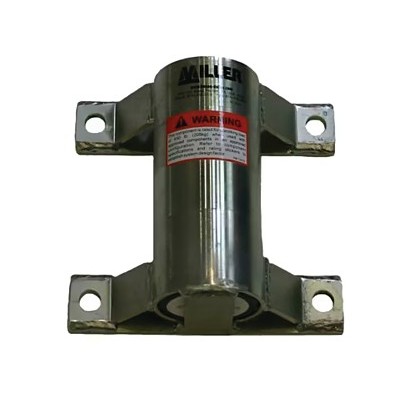 DuraHoist™ Confined Space System Parts and Accessories, Wall mount sleeve, CS-500 zinc plated steel
