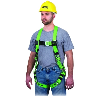 Revolution™ Vinyl-Coated Harness, Back/Side D-Rings, Removable Belt, Universal