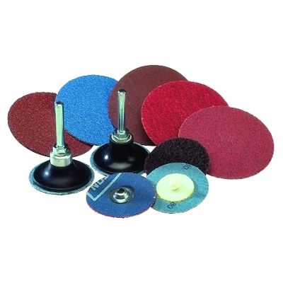 Metalite Speed-Lok TS Coated-Cloth Discs, Aluminum Oxide, 2 in Dia., 36 Grit