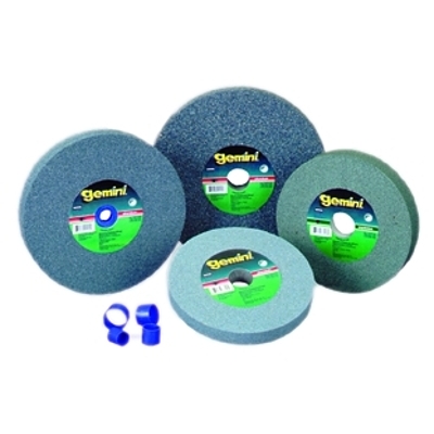 T1 Straight Gemini Bench & Pedestal Grinding Wheel, 6 in Dia x 3/4 in Thick, 1 in Arbor, Fine,Alum Ox