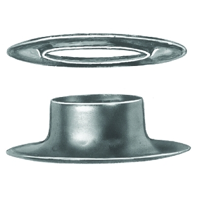 3/8" BRASS GROMMET & PLAIN WASHER