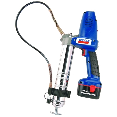 PowerLuber Heavy-Duty Battery Grease Guns, 14.5 oz, 7,500 psi, 1/8" NPT(F)
