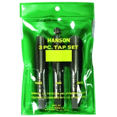 SET 9/16-12NC 3PC TAP HANSON