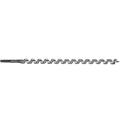 Impact Wrench Utility Pole Auger Bits, 15/16 in X 24 in, 5/8 in Shank