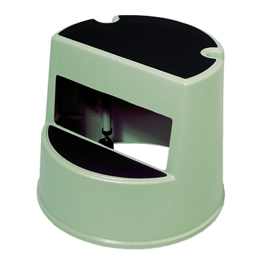 13" Height x 16" Diameter Mobile Step Stool 2523-BK