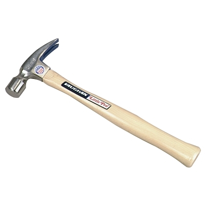 Little Pro Rip Hammer, Forged Steel, Straight White Hickory Handle, 11 in, 1 lb