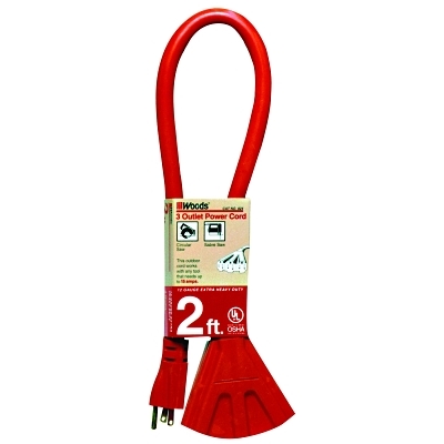 Power Blocks, 100 ft, 3 Outlets