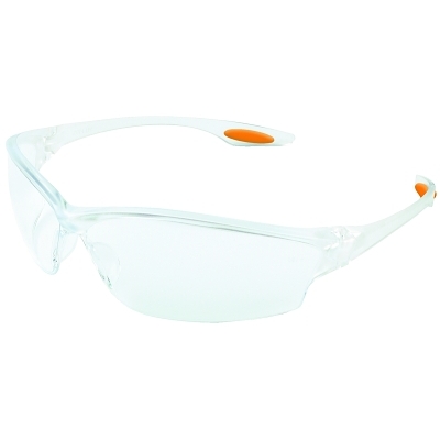 LAW Protective Eyewear, Clear Lens, Duramass Anti-Fog, Clear Frame, Nylon