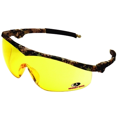 Mossy Oak Safety Glasses, Clear Mirror Lens, Anti-Scratch, Camouflage Frame