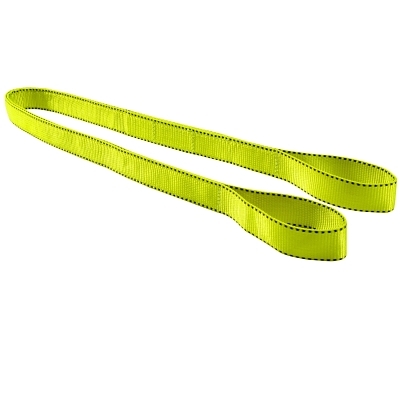 Pro-Edge® Web Sling, Eye and Eye, Nylon, 1 in W x 6 ft L, 2-Ply, Yellow