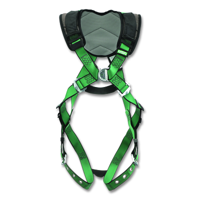 V-FORM+™ Full-Body Harness, Back and Chest D-Rings, Tongue Buckle Leg Straps, Standard Size