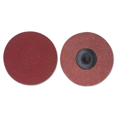 Ultra Ceramic Plus PowerLock Cloth Discs-Type III, 2 in Dia., 36 Grit