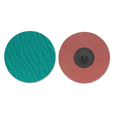 ZIRC Plus R801 PowerLock Cloth Discs-Type III, 1 1/2 in Dia., 120 Grit