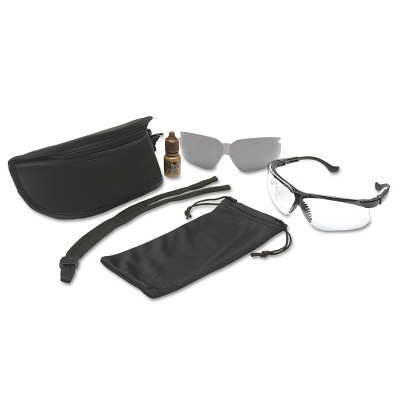 Genesis Military Eyewear Dura-Streme Combo Kit, Clear/Gray Lens, Dura-Streme
