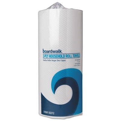 Perforated Paper Towel Rolls, 2-Ply, 11 x 8, White, 80/Roll