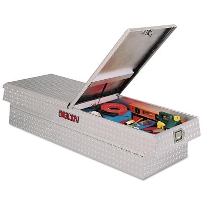 Dual Lid Crossover Truck Boxes, 70 1/4" x 21" x 13 3/8", Bright