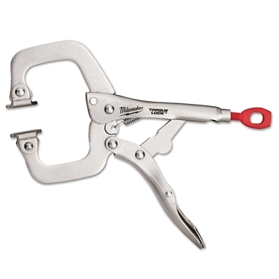 TORQUE LOCK™ C-Clamp Locking Pliers with Swivel Jaws, 11 in, Forged Alloy Steel