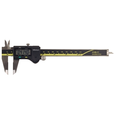 Series 500 Standard Digimatic Calipers w/Thumb Roller, 0-8 in, Carbide, SPC