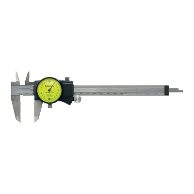 Series 505 Dial Caliper, Outside Range 0 in to 6 in, Stainless Steel